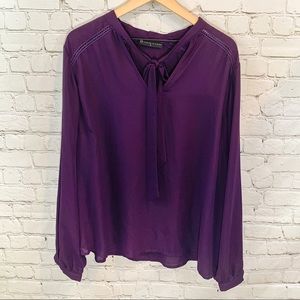 3X Fashion to Figure Purple Blouse
